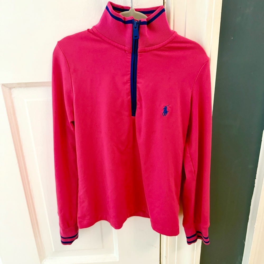 Polo by Ralph Lauren Kids Pink Zip Pullover 5t